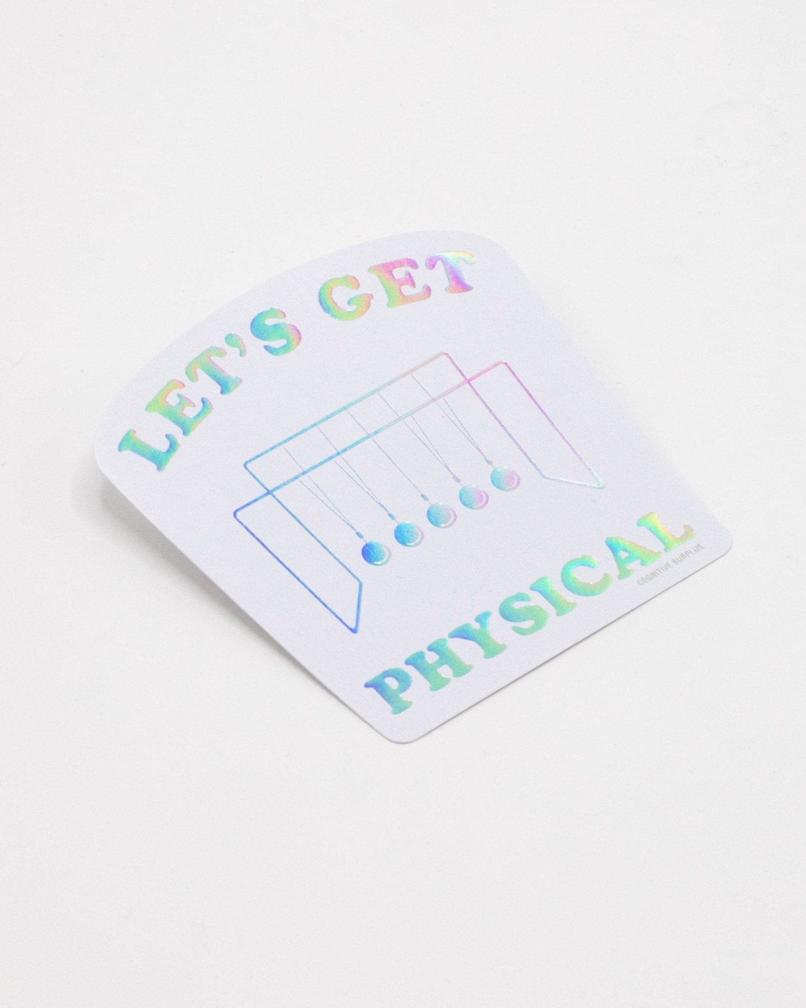 Let's Get Physical Sticker Cognitive Surplus