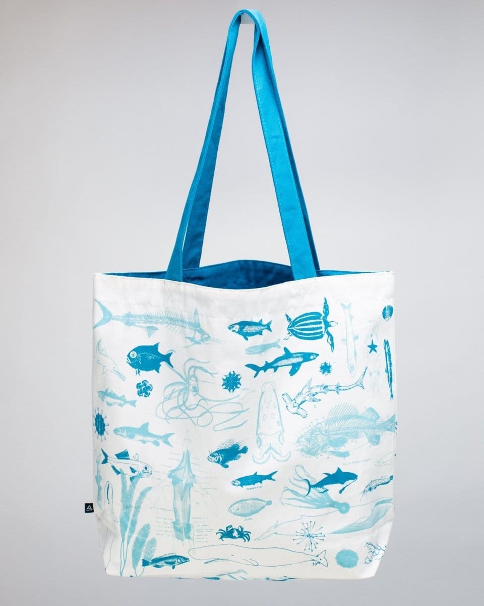 Marine Life Canvas Shoulder Tote Cognitive Surplus