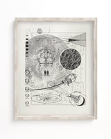 Moon Scientific Illustration Museum Print