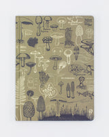 Mushrooms Hardcover Notebook - Dot Grid