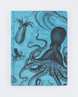 Octopus & Squid Hardcover Notebook - Dot Grid