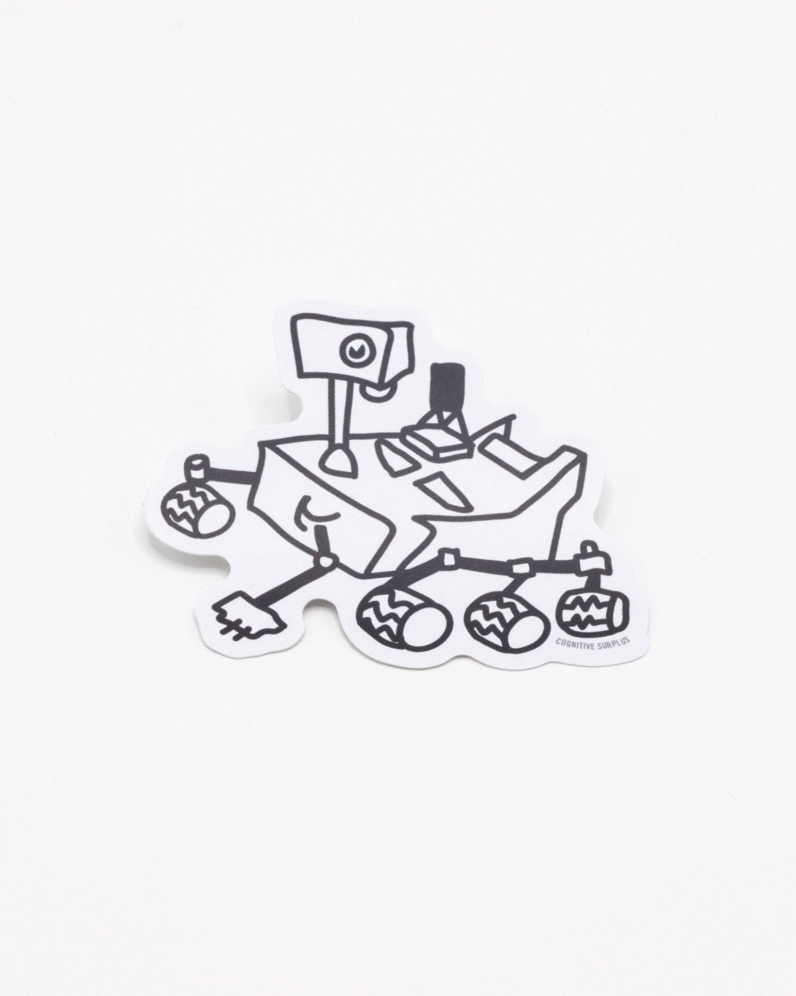 Perseverence Mars Rover Doodle Sticker Cognitive Surplus