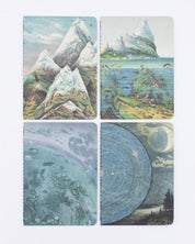 Planet Earth Pocket Notebook 4-pack Cognitive Surplus