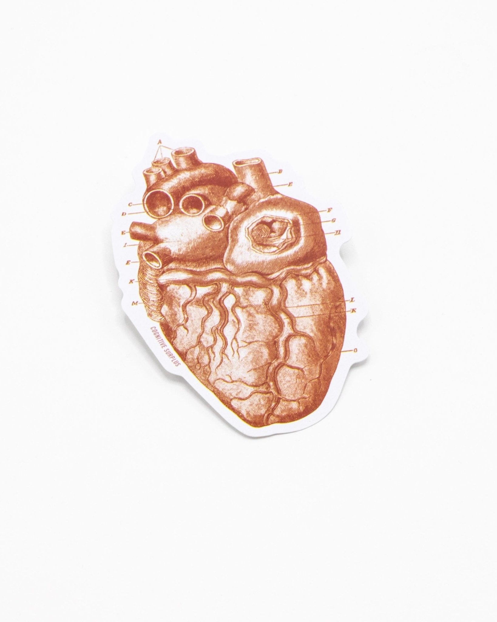Red Heart Sticker Cognitive Surplus