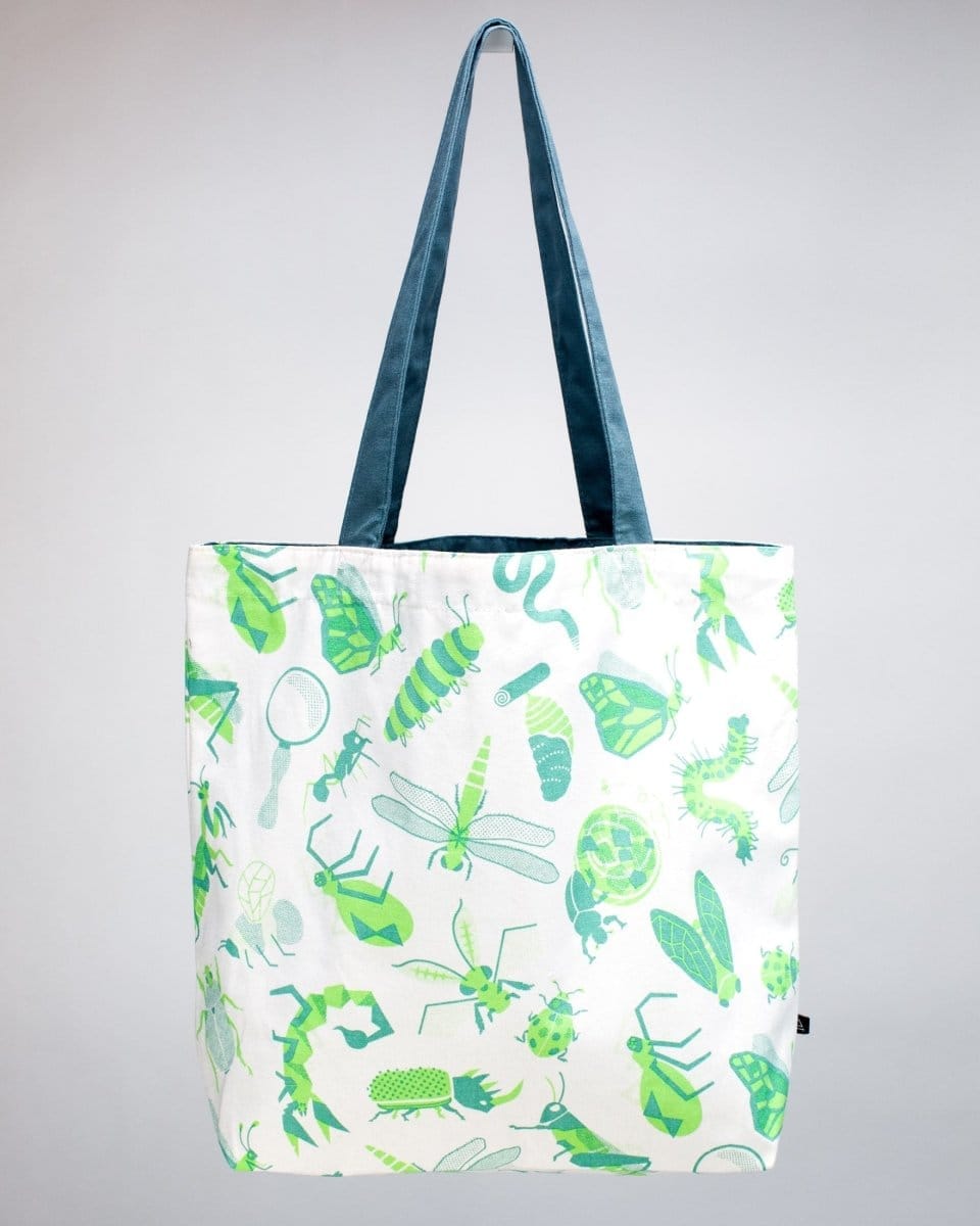 Retro Insects Canvas Shoulder Tote Cognitive Surplus