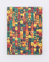 Retro Rockets Hardcover Notebook - Dot Grid