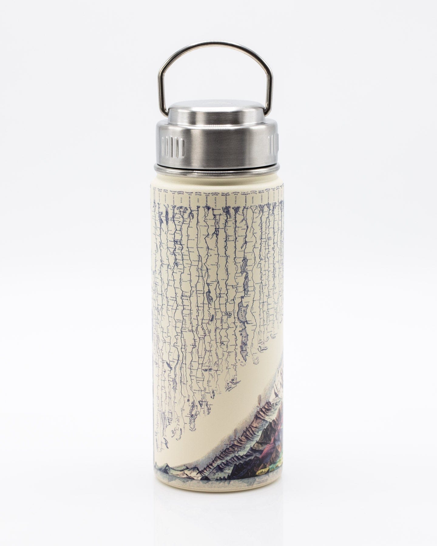 Rivers & Mountains 18 oz Steel Bottle Cognitive Surplus