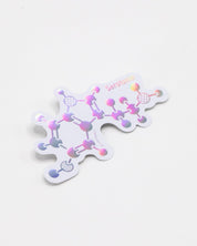 Serotonin: Happiness Molecule Sticker Cognitive Surplus