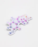 Serotonin: Happiness Molecule Sticker