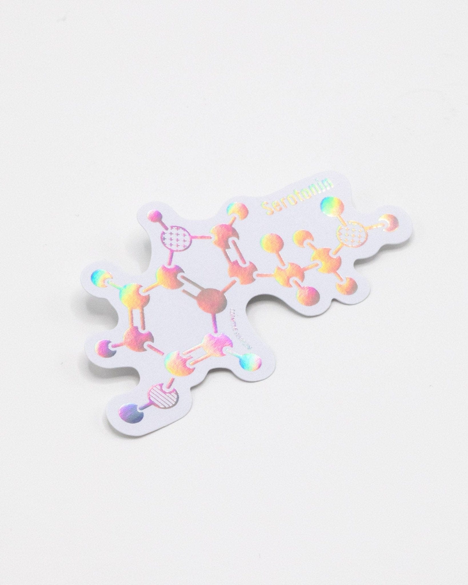 Serotonin: Happiness Molecule Sticker Cognitive Surplus