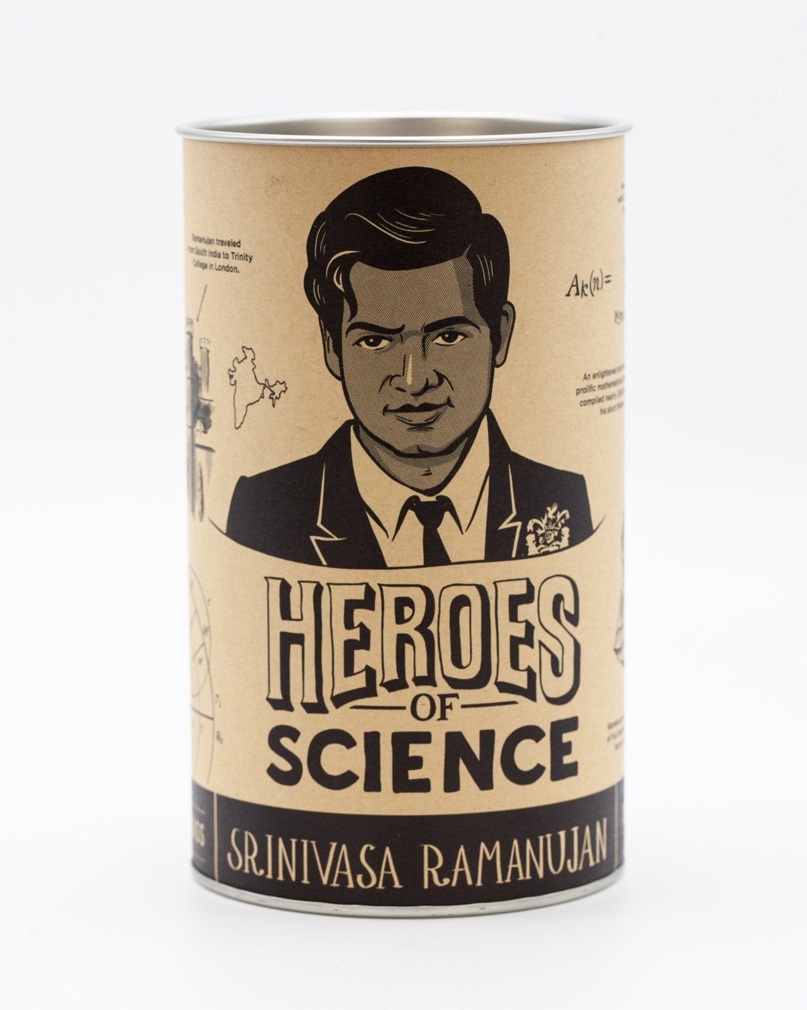 Srinivasa Ramanujan Pint Glass Cognitive Surplus